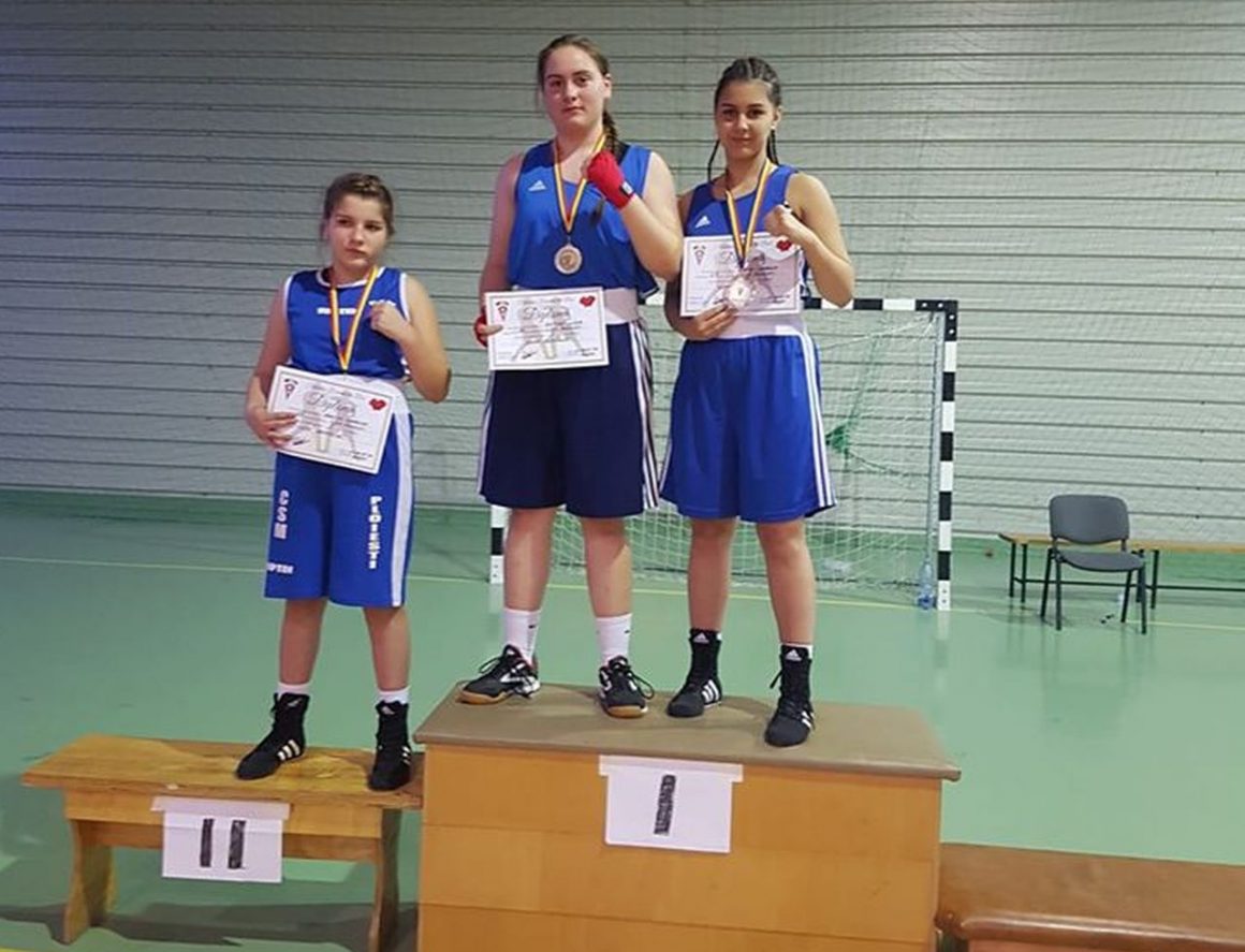 Fetele, trei din trei la Cupa României la box: două medalii de aur şi una de argint!