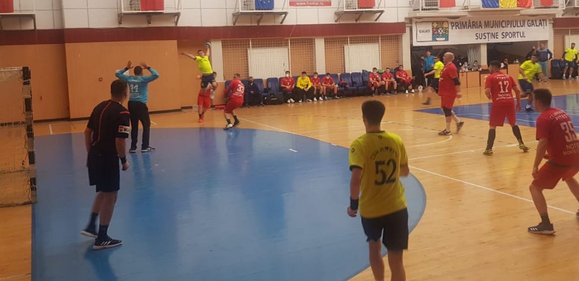 Echipa de handbal seniori a pierdut primul meci de la Galaţi: 20-28 cu CSU Piteşti