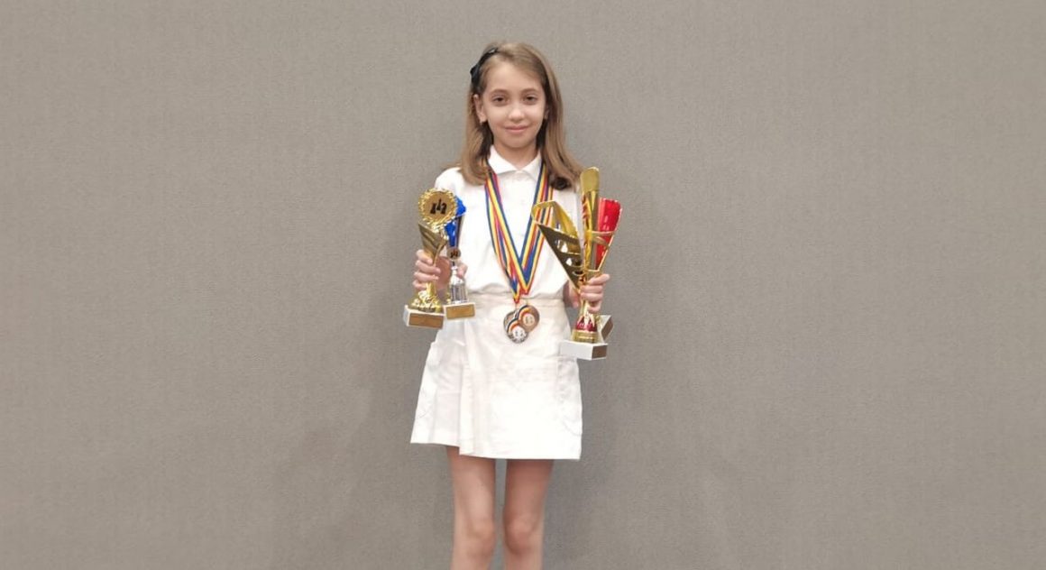 Antonia Radu, 4 medalii obţinute la Campionatele Naţionale de Şah pentru Copii!