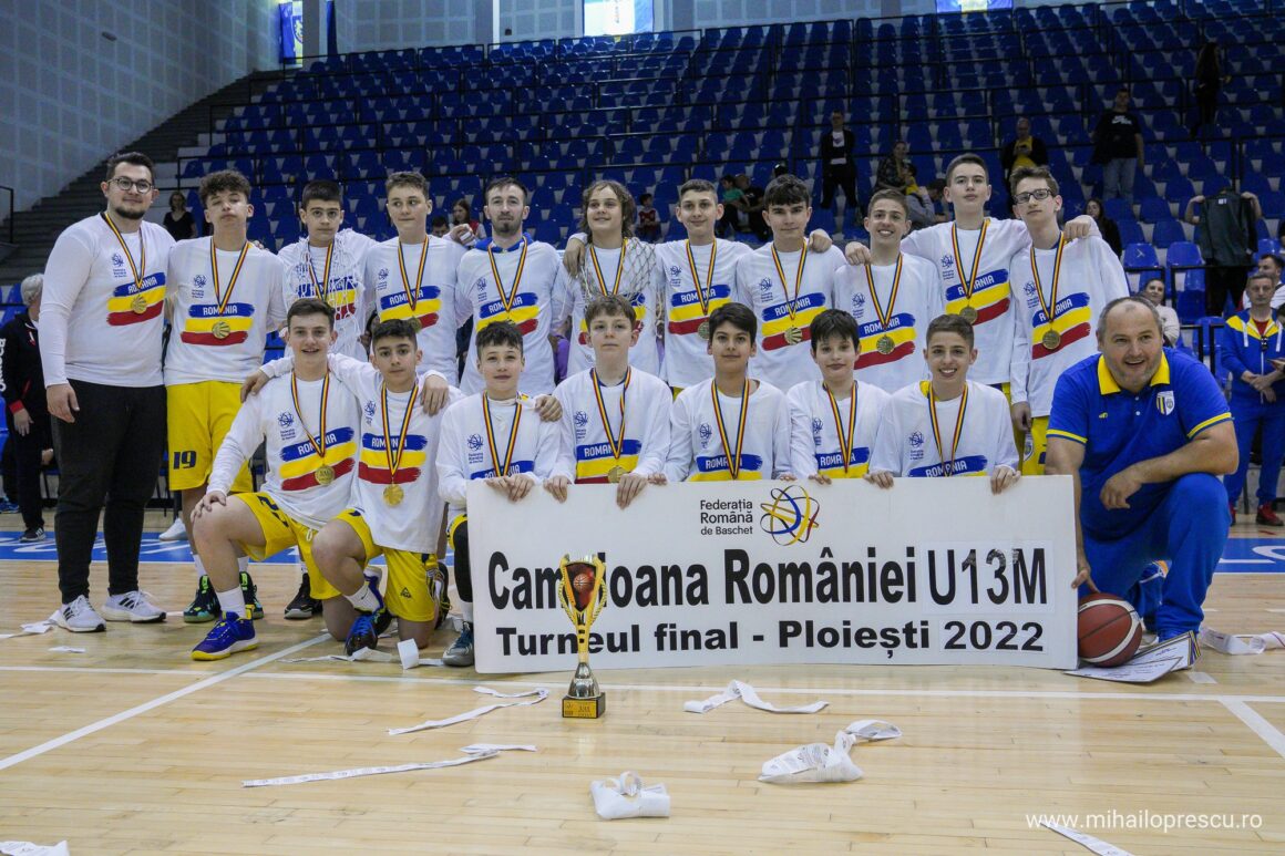 Campioni cu repetiţie: titlul naţional la baschet masculin „U13” rămâne la Ploieşti!