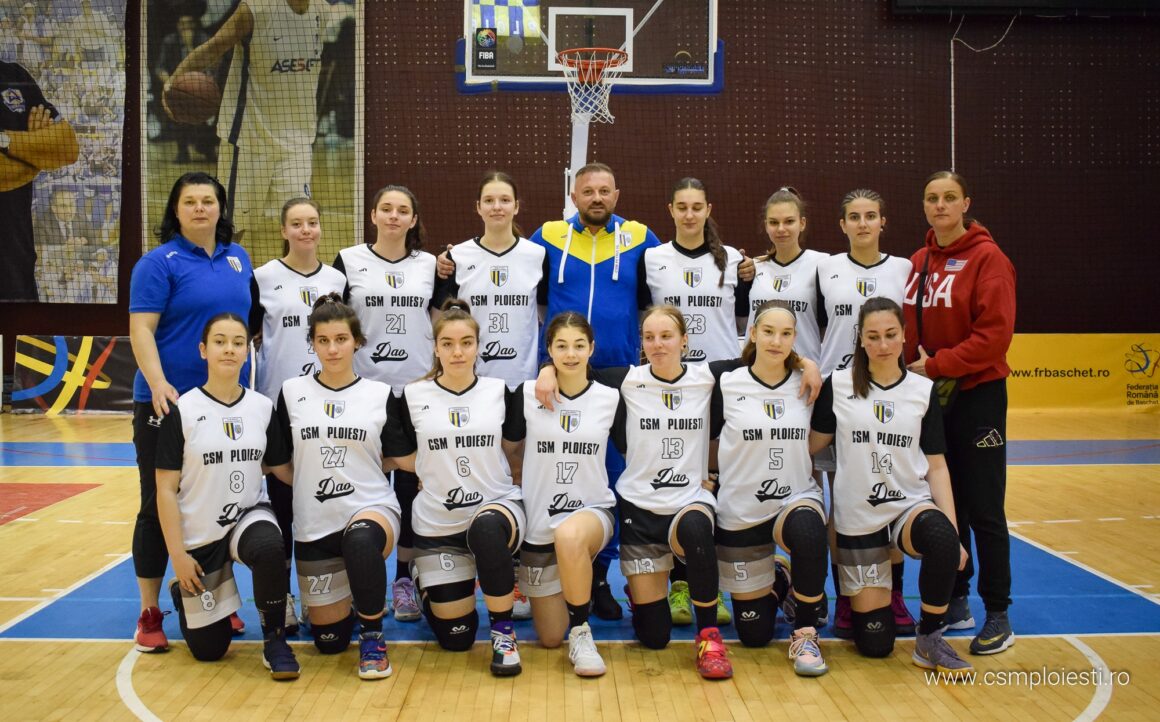Echipa de baschet fete „U16”, pe locul al 5-lea la finalul sezonului „2021-2022”!