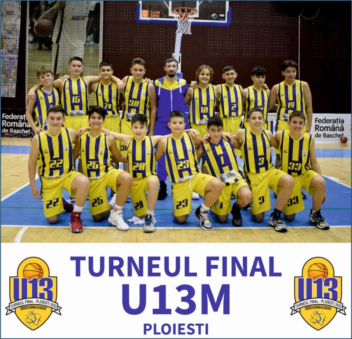 Turneul Final  de baschet masculin „U13” începe, mâine, în Sala „Olimpia”!