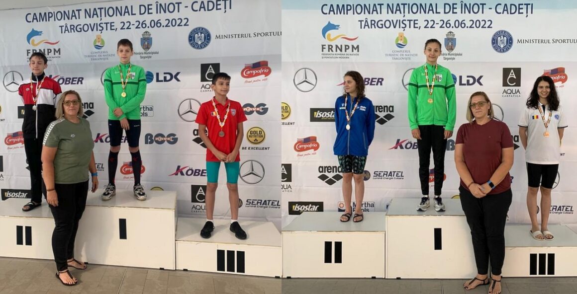 CSM Ploieşti, 6 titluri de campioni cucerite la Campionatul Naţional de Înot pentru Cadeţi!