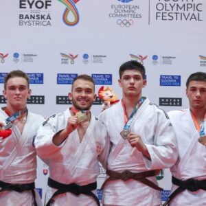 Judoka Rareş Arsenie, medalie de bronz la Festivalul Olimpic al Tineretului European!