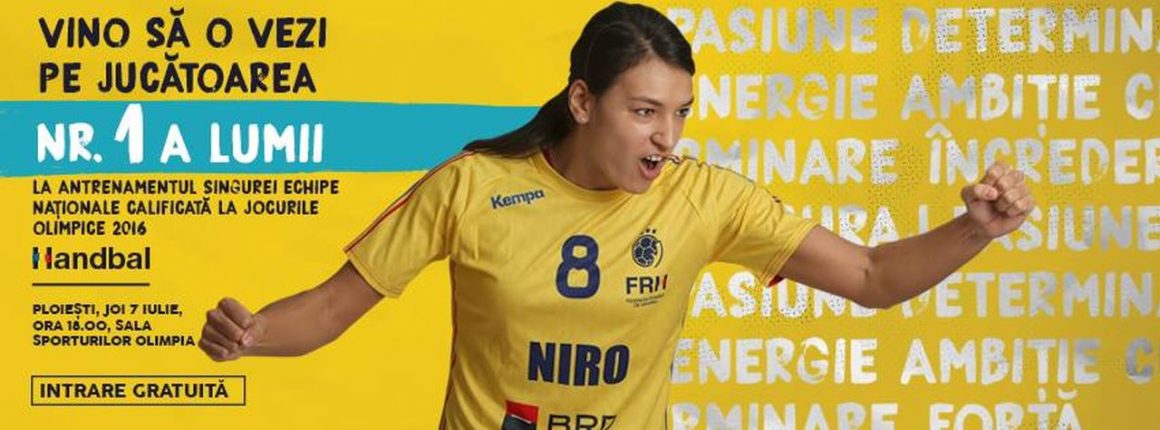 Cristina Neagu şi colegele ei îi aşteaptă, joi, în „Olimpia”, pe toţi iubitorii handbalului!