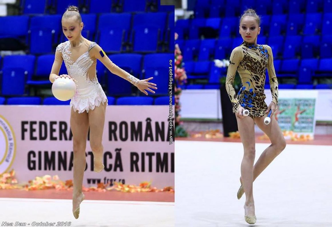 Denisa Stoian şi Miruna Ciocîrlan, în „top 10” al Federaţiei Române de Gimnastică Ritmică pe 2016!