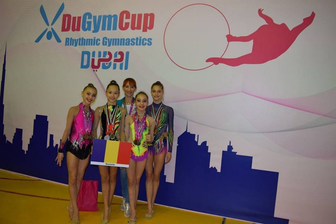 Gimnastele de la CSM Ploieşti, 13 medalii la „DuGym Cup 2016”!