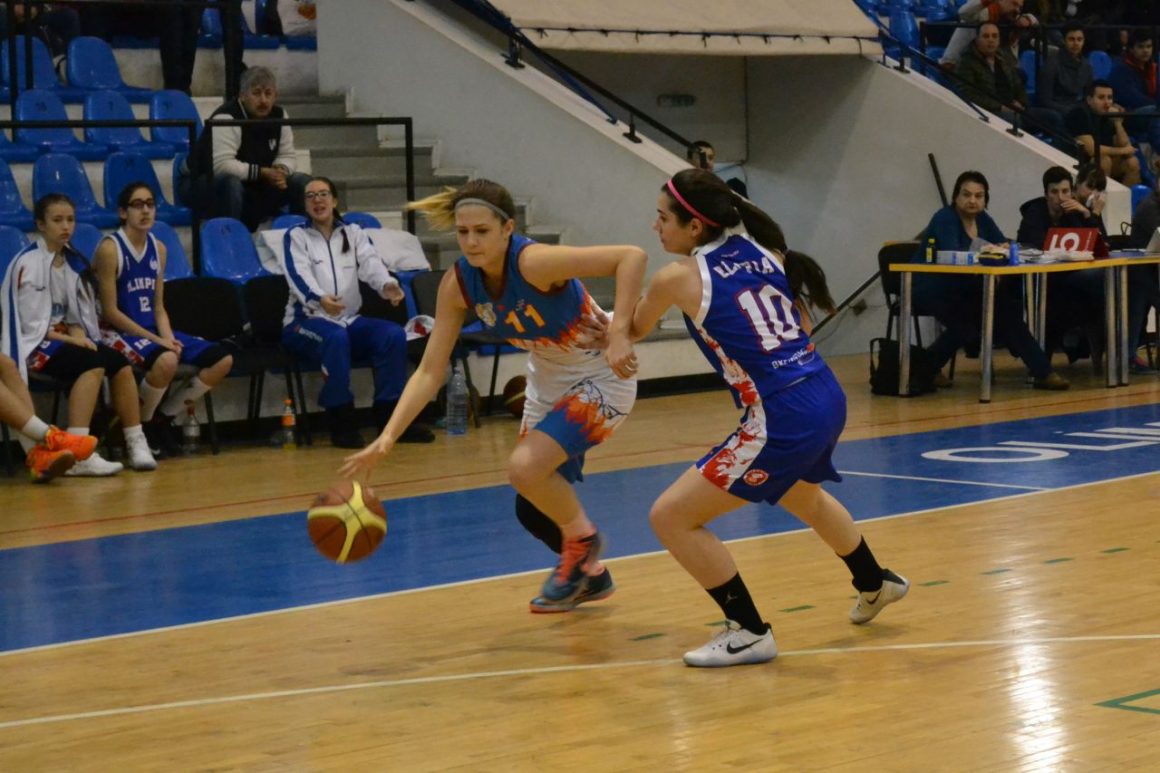 Fetele merg ceas: victorie cu Olimpia Bucureşti pentru baschetbalistele „U16”!