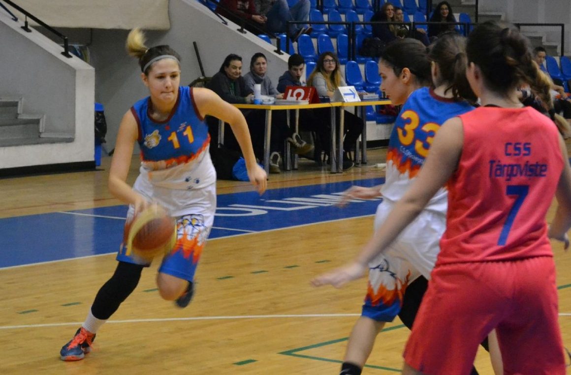 De neoprit: echipa de baschet fete „U16” a câştigat şi la Târgovişte!