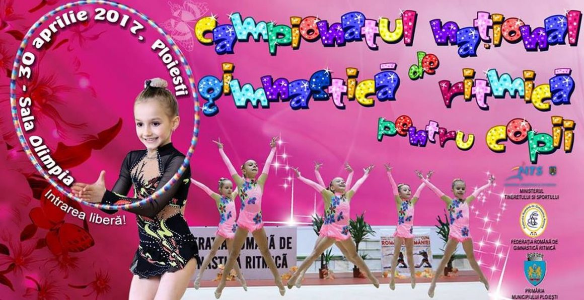 Duminică, în Sala „Olimpia”, Campionatele Naţionale de Gimnastică Ritmică pentru copii!