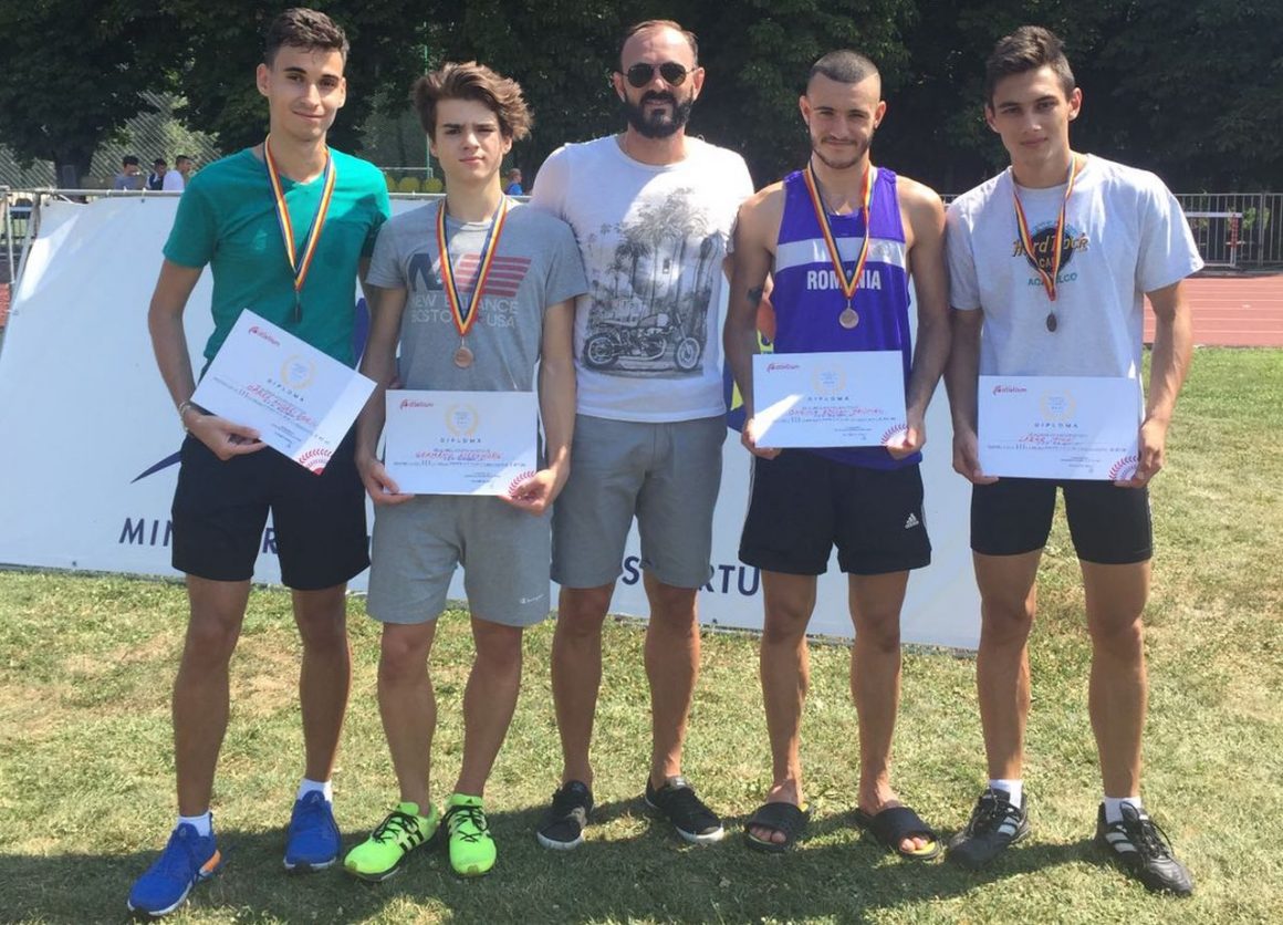 Ştafeta 4×400 metri a CSM-CSŞ Ploieşti, bronz la Finala Campionatului Naţional al juniorilor I!