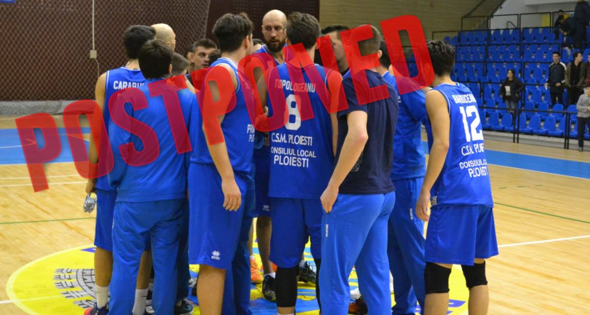 Meciul de baschet CSM Ploieşti – CSM Sighetu Marmaţiei a fost amânat! Meciul de baschet CSM Ploieşti – CSM Sighetu Marmaţiei a fost amânat!