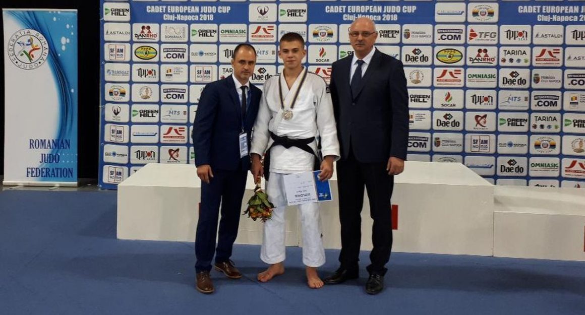 Judoka Paul Onofrei, medalie de argint la Cupa Europeană de cadeţi!