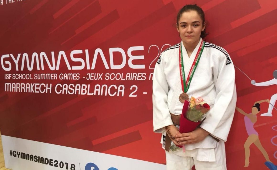 Judoka Diana Marcu, medalie de bronz la Gimnaziada de la Marrakech!
