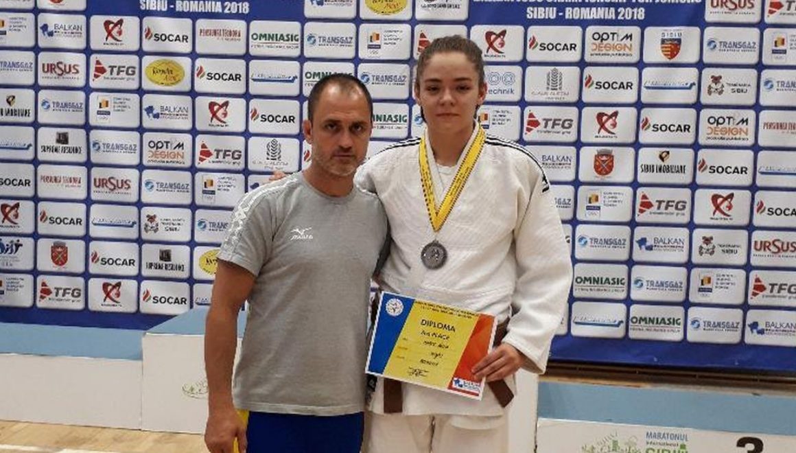 Diana Marcu, medalie de bronz la Campionatele Balcanice de judo „U21”!