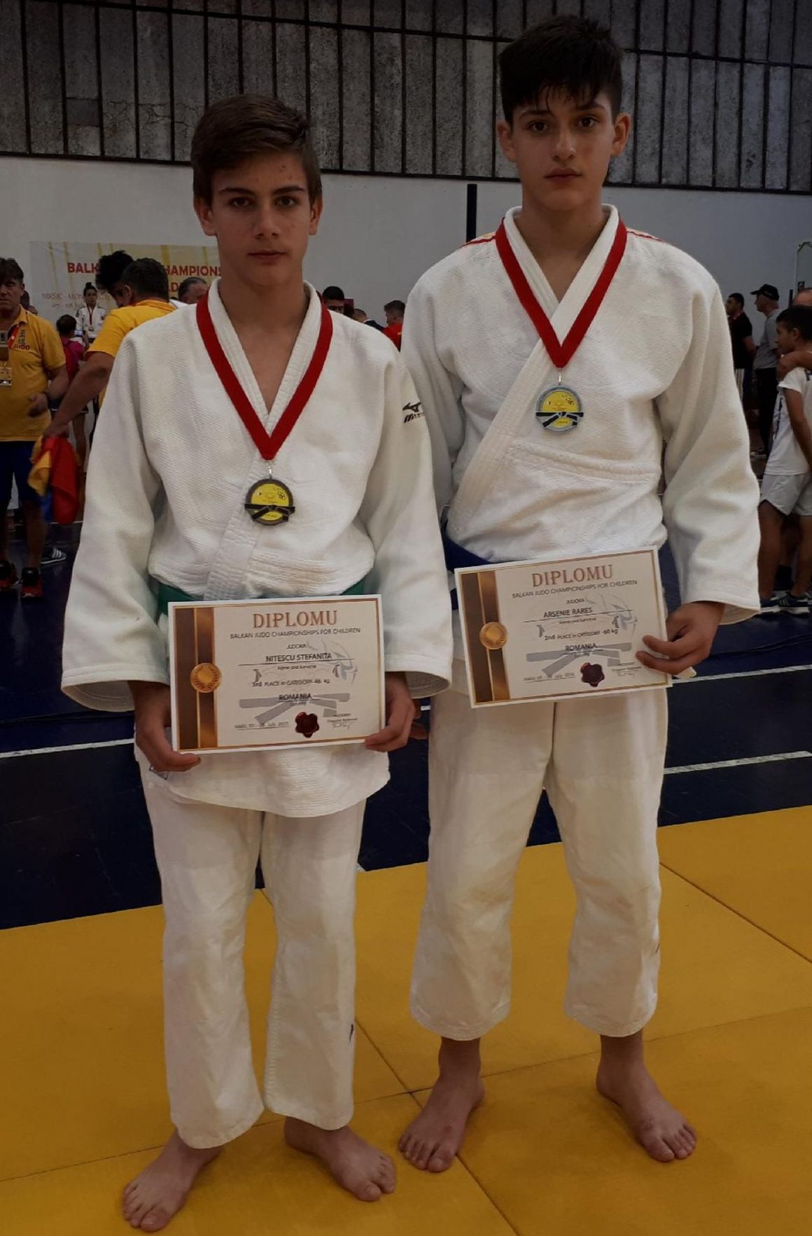 Argint şi bronz pentru CSM-CFR-CSŞ Ploieşti la Campionatele Balcanice de judo „U15”!