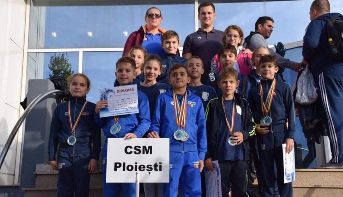 Înotătorii de la CSM Ploieşti, 10 medalii la Campionatul Municipal de Poliatlon!
