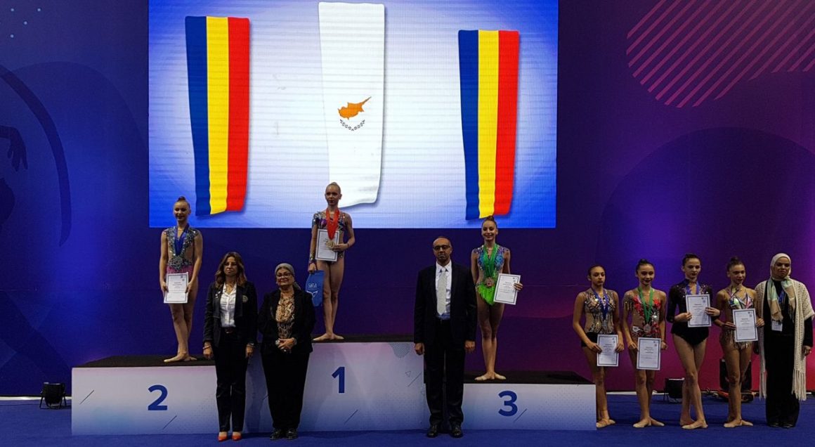 Gimnastele Denisa Stoian şi Miruna Ciocîrlan, 6 medalii obţinute la „Heliopolis Tournament”!