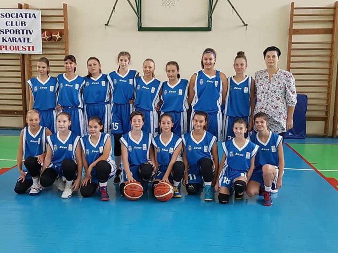 Echipa de baschet feminin „U14”, două înfrângeri în turneul de la Bucureşti