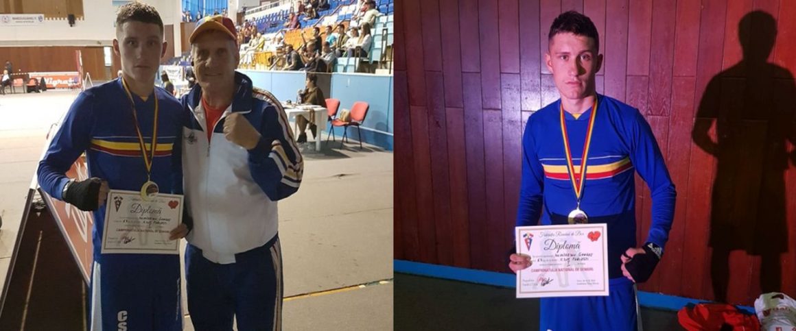 Fraţi de aur: boxerul George Dumitrescu a devenit campion naţional de seniori, la Târgu Mureş!