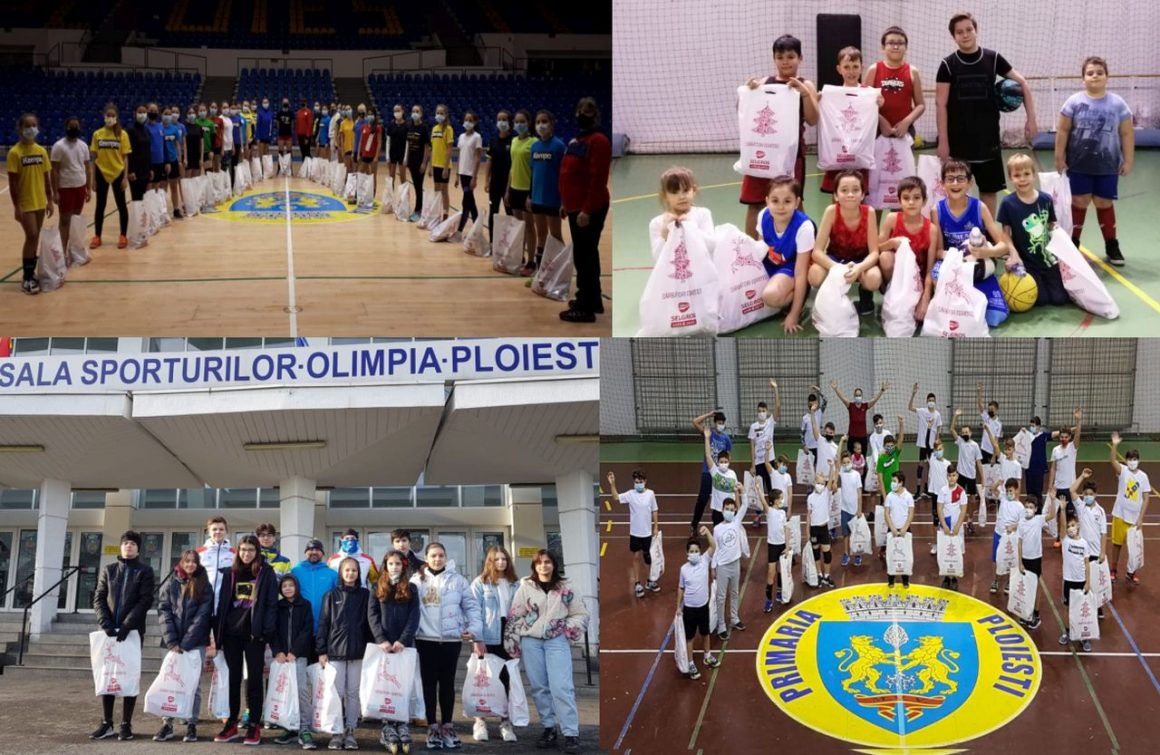 Cadouri din partea lui Moş Crăciun pentru sportivii de la CSM Ploieşti!