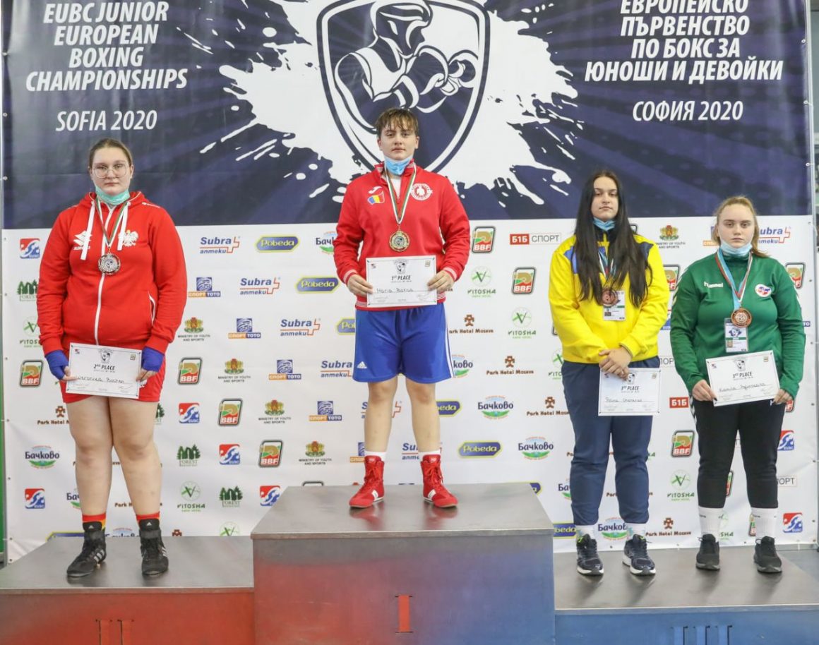Box: Livia Botică este campioană europeană de junioare la categoria „+80 kg”!