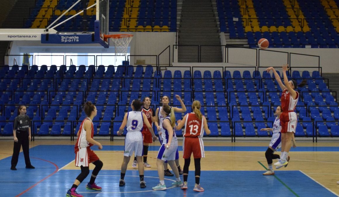 Start fără emoţii pentru echipa de baschet fete „U15”: 3 meciuri, 3 succese obţinute în Sala „Olimpia”!