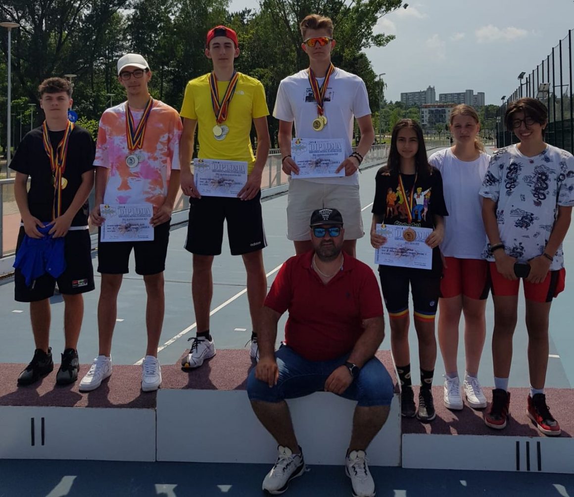 Patinatorii de la CSM Ploieşti, 23 de medalii obţinute la Campionatul Naţional pe Role!
