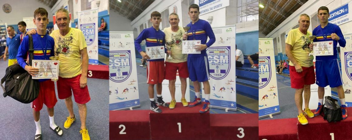 Boxerii Iulian Dumitrescu şi Marian Ghinoiu, campioni naţionali de tineret!