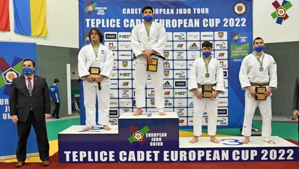 Judoka Alexandru Petre, medaliat cu bronz la Cupa Europeană de Juniori 2 de la Teplice!