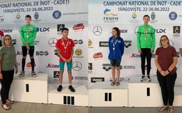 CSM Ploieşti, 6 titluri de campioni cucerite la Campionatul Naţional de Înot pentru Cadeţi!