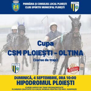 Hipodromul Ploieşti: „Cupa CSM Ploieşti – Oltina”, principala cursă a reuniunii de duminică!