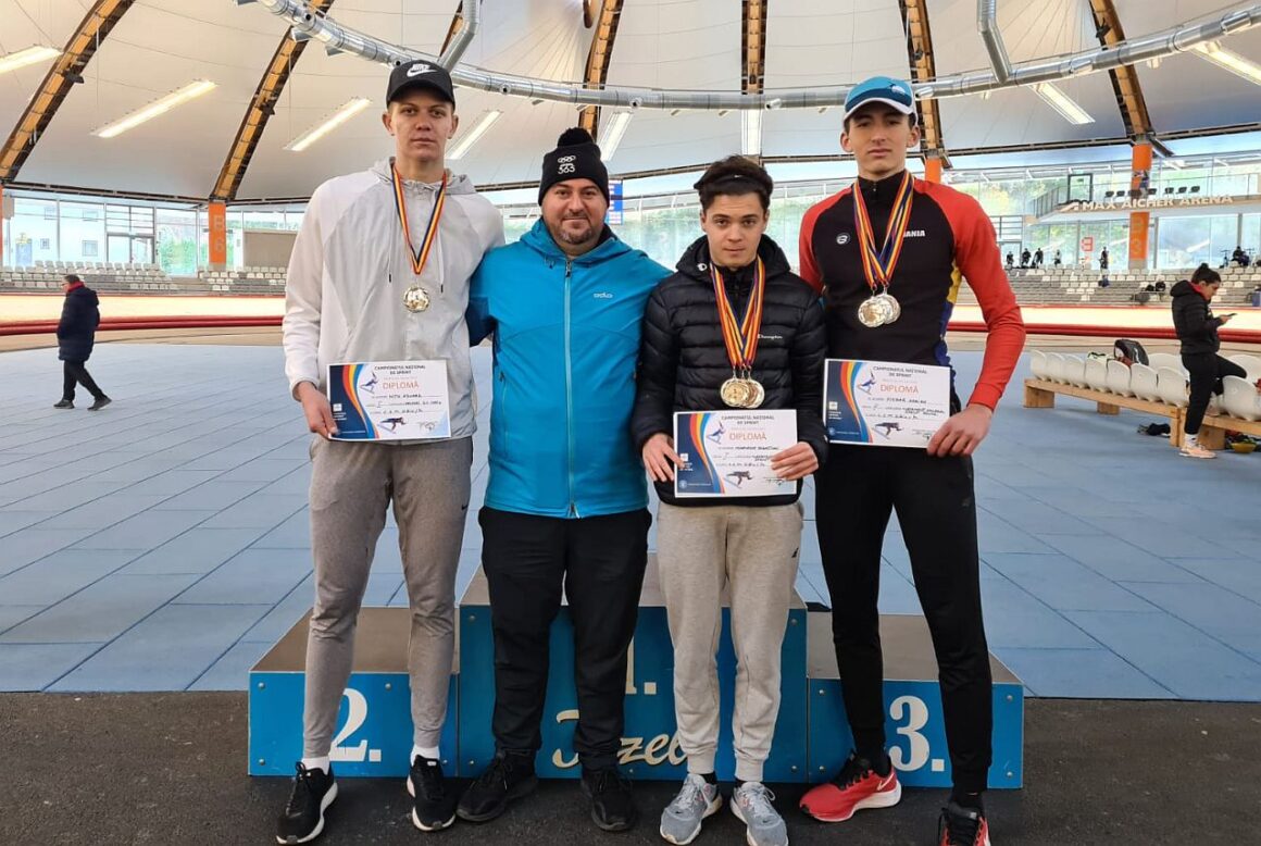 Patinaj viteză: sportivii de la CSM Ploieşti, 7 medalii la Campionatul Naţional de Sprint Open Seniori!