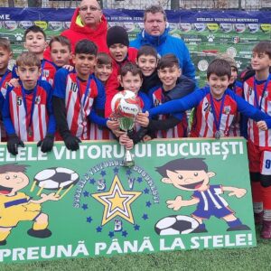 Echipa de fotbal juniori D a clubului, pe podium la „Cupa Stelele Viitorului”!