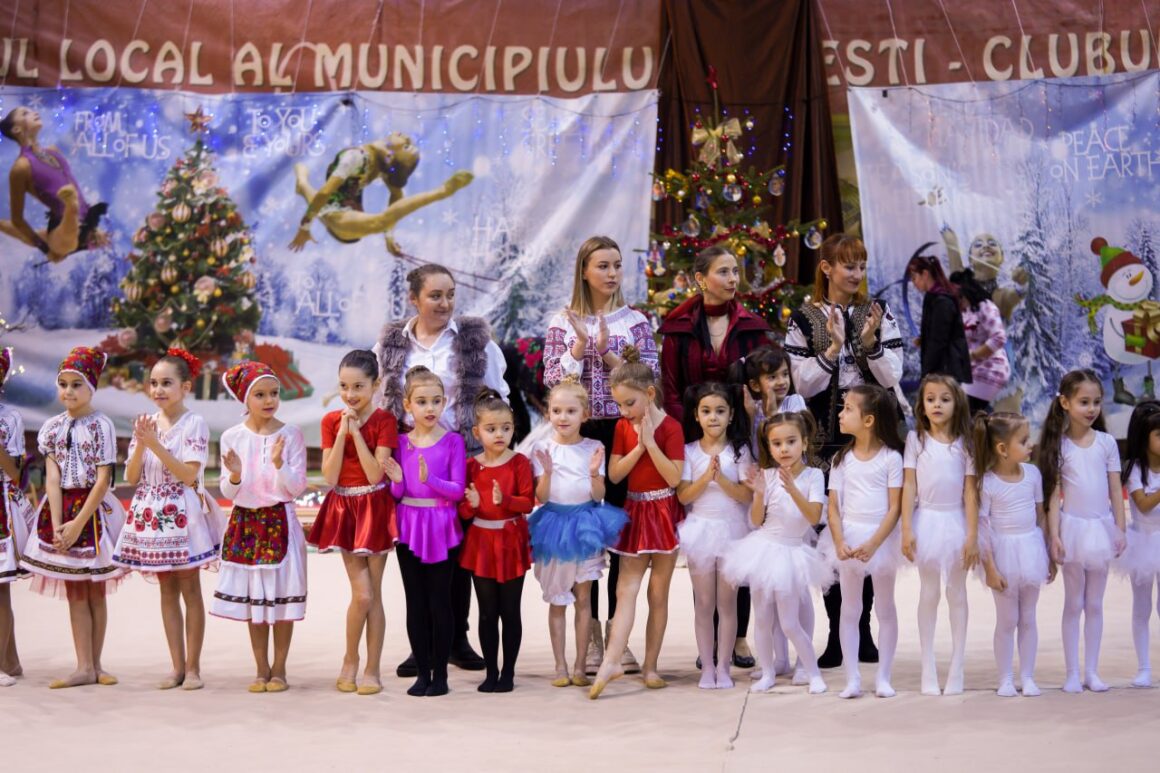 Gimnastică ritmică: spectacol şi oameni darnici la Gala de Crăciun – „Magie pentru Matei”!