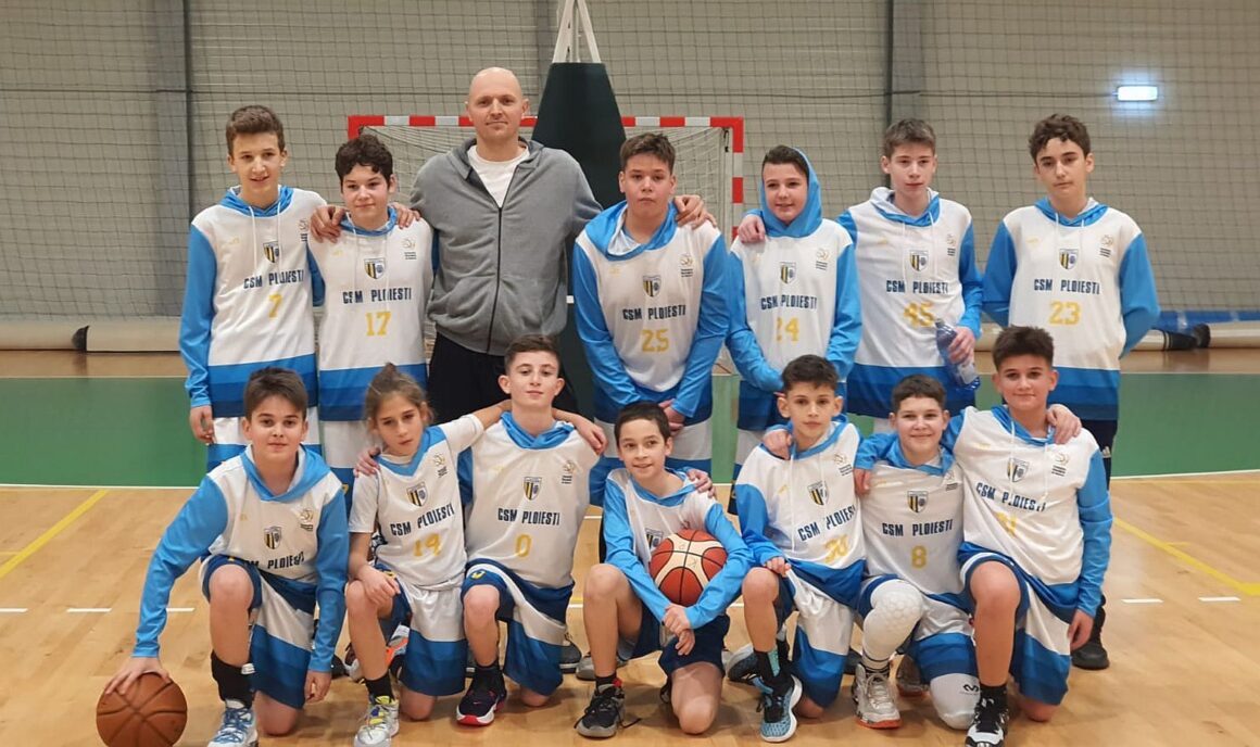 Echipa de baschet „U13” a clubului, calificare cu 6 victorii în Faza a doua a campionatului!