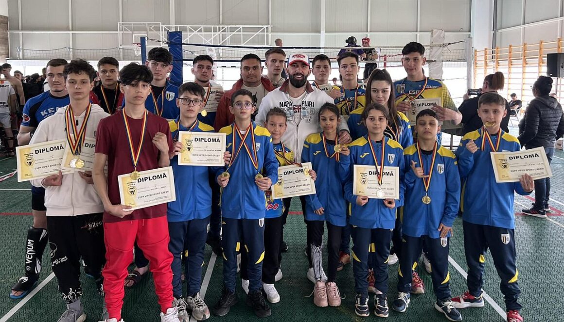 Kempo: CSM Ploieşti, 23 de medalii obţinute la „Cupa Viper”, de la Găeşti!