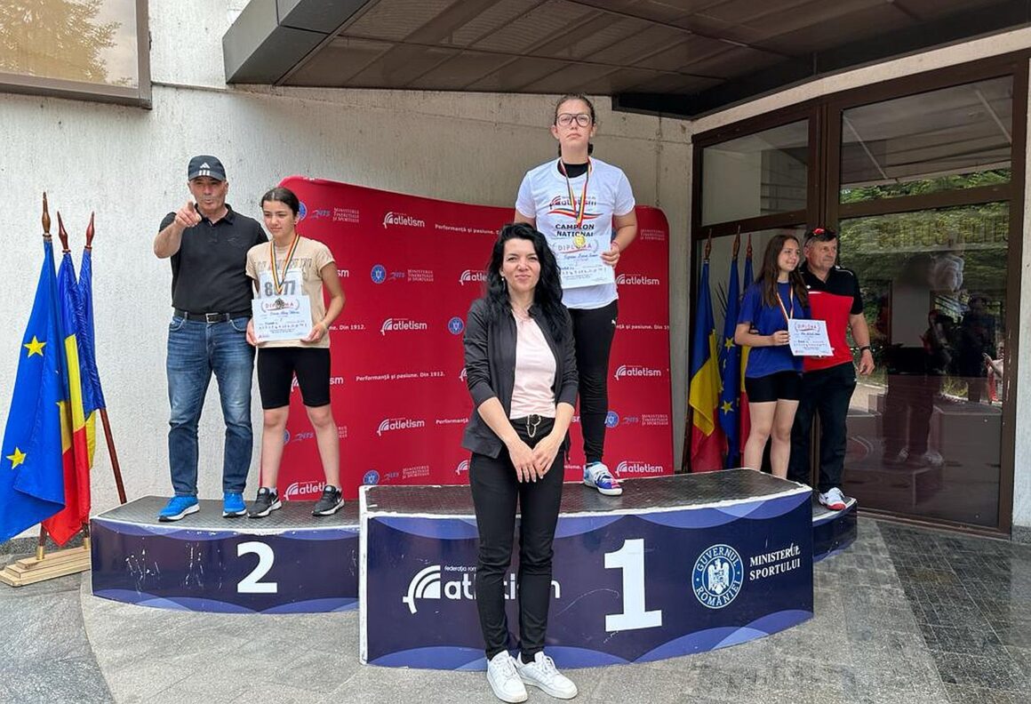 Atletism: Daria Popescu, din nou campioană naţională la aruncarea greutăţii!