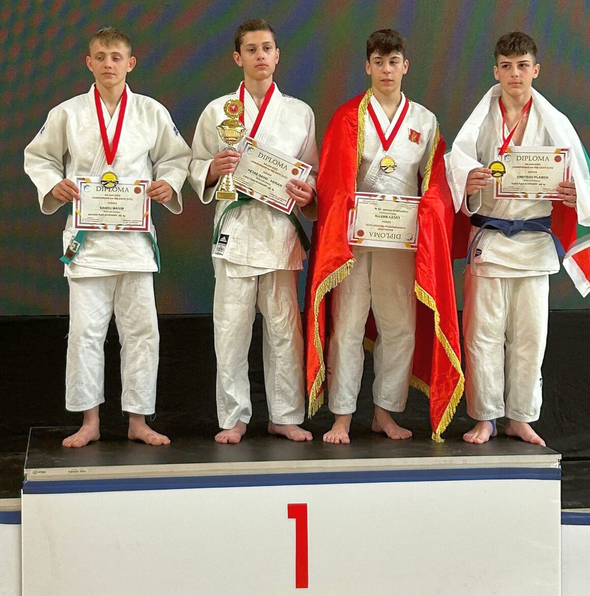 Judo: David Petre, campion balcanic la Juniori 4, în Muntenegru!