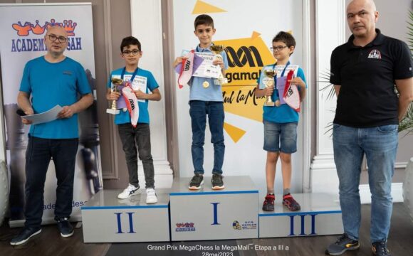 Şah: Eduard Ioniţă, „aur” cu 7 victorii în 7 meciuri la Grand Prix MegaChess la Mega Mall!
