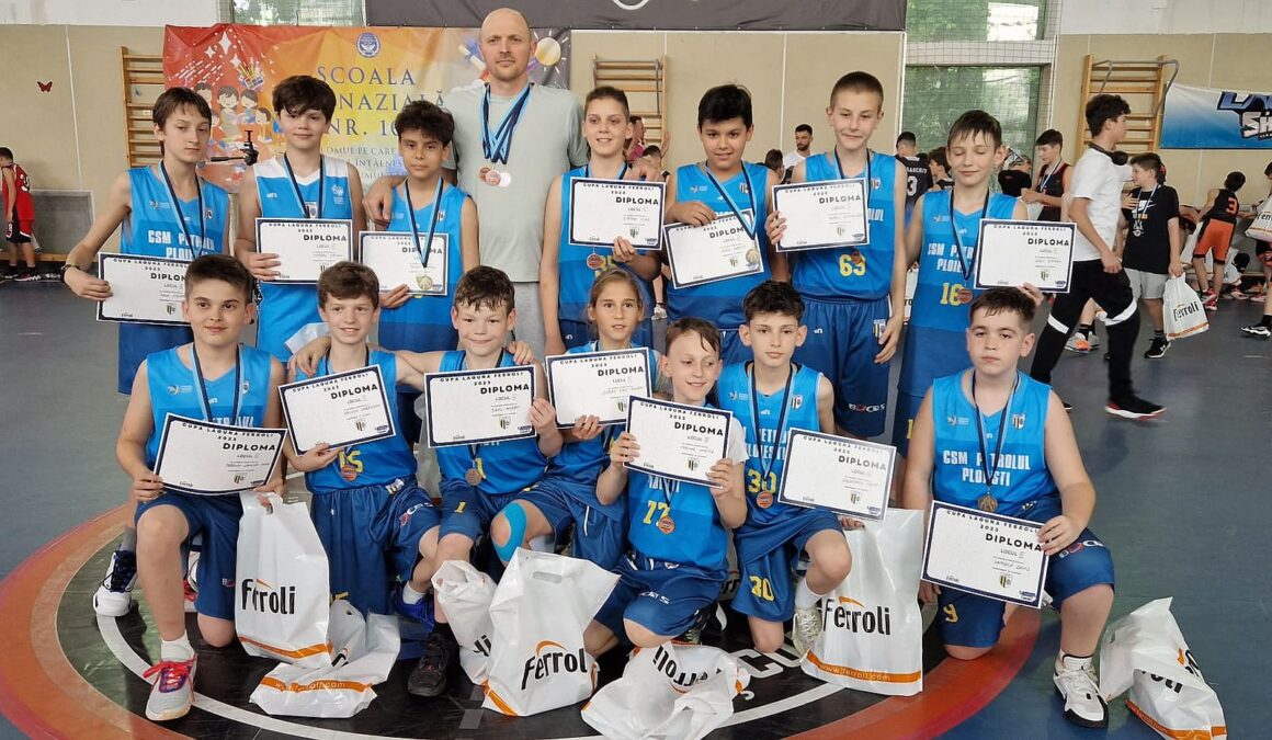 Baschet: CSM Petrolul Ploieşti participă, de mâine, la Campionatul Naţional „U12”, de la Costineşti!