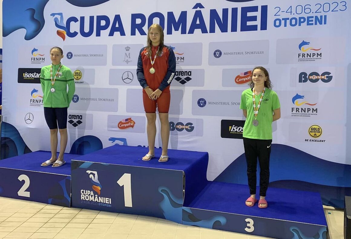 Înot: Briana Păun şi Erika Forţu, 10 medalii obţinute la Cupa României, de la Otopeni!