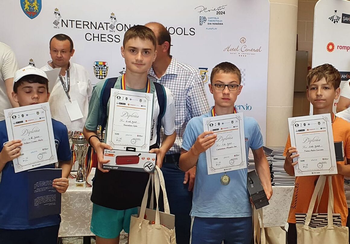 Şah: CSM Ploieşti, 6 medalii obţinute la Festivalul Internaţional „Şah în Şcoală”!