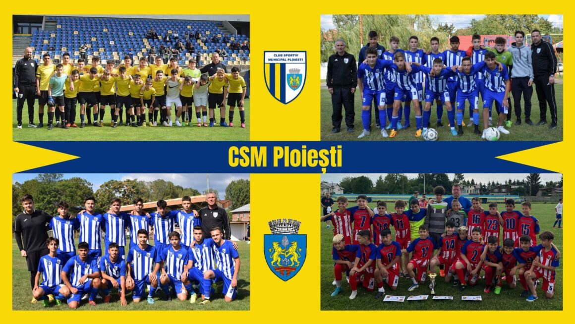 Echipele de fotbal juniori ale CSM Ploieşti, pregătite de startul sezonului!
