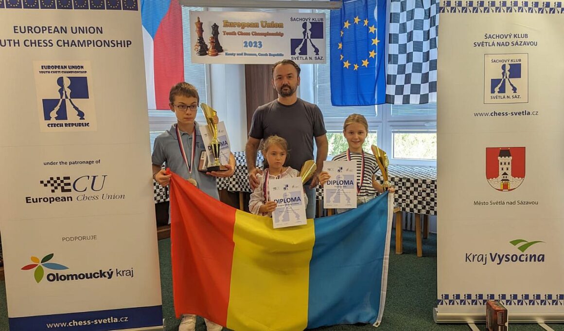 Sportivii de la CSM Ploieşti, 3 medalii obţinute la Campionatul Uniunii Europene de Şah pentru cadeţi!
