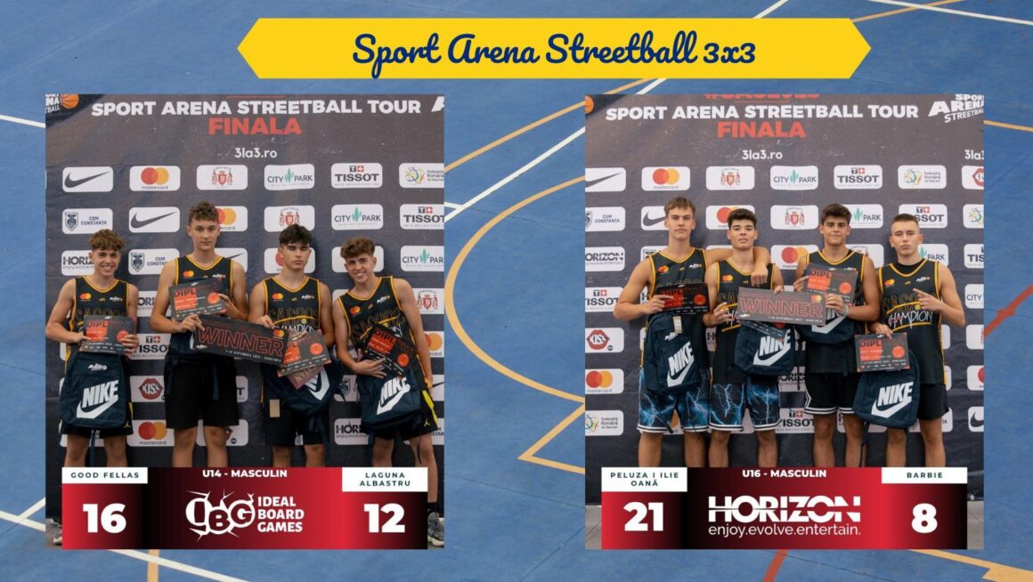 Campioni la juniori, campioni şi la Sport Arena Streetball „3×3”!