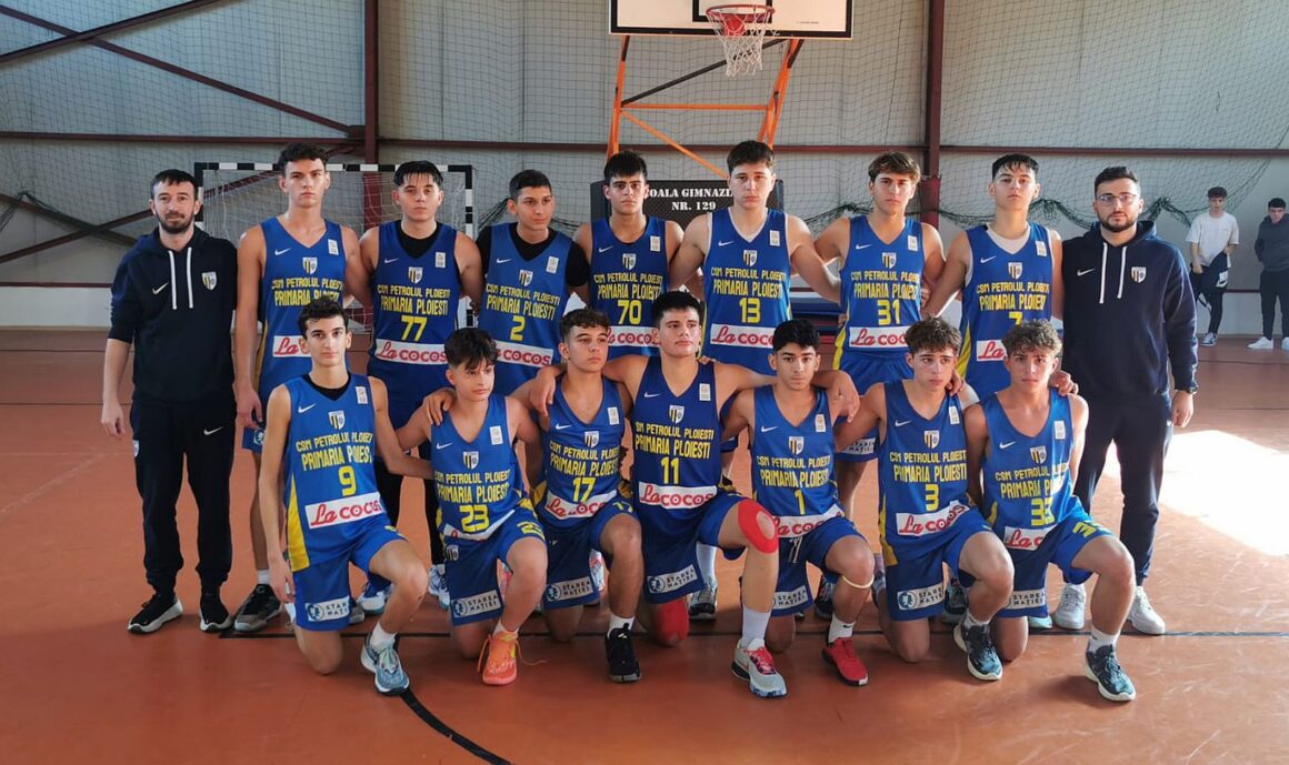 Baschet: CSM Petrolul Ploieşti U16, la al treilea succes fără emoţii în Grupa Naţională!