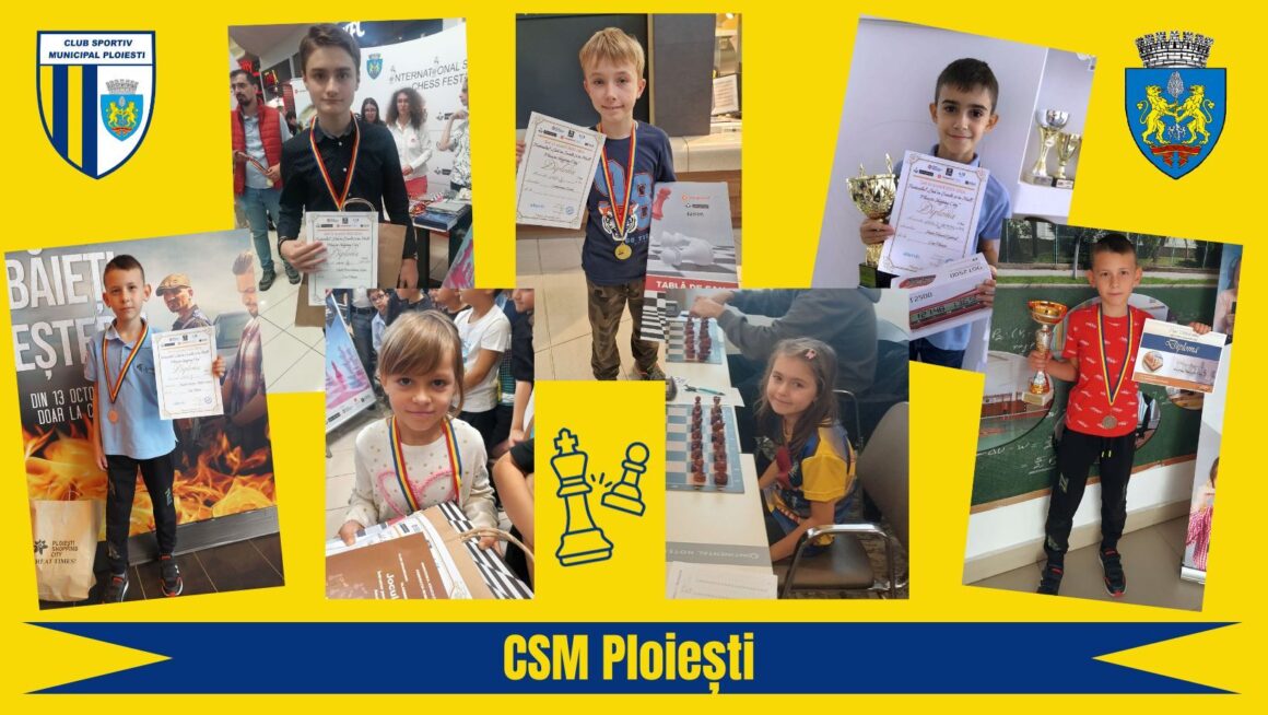 Weekend cu 11 medalii pentru micii şahişti de la CSM Ploieşti!