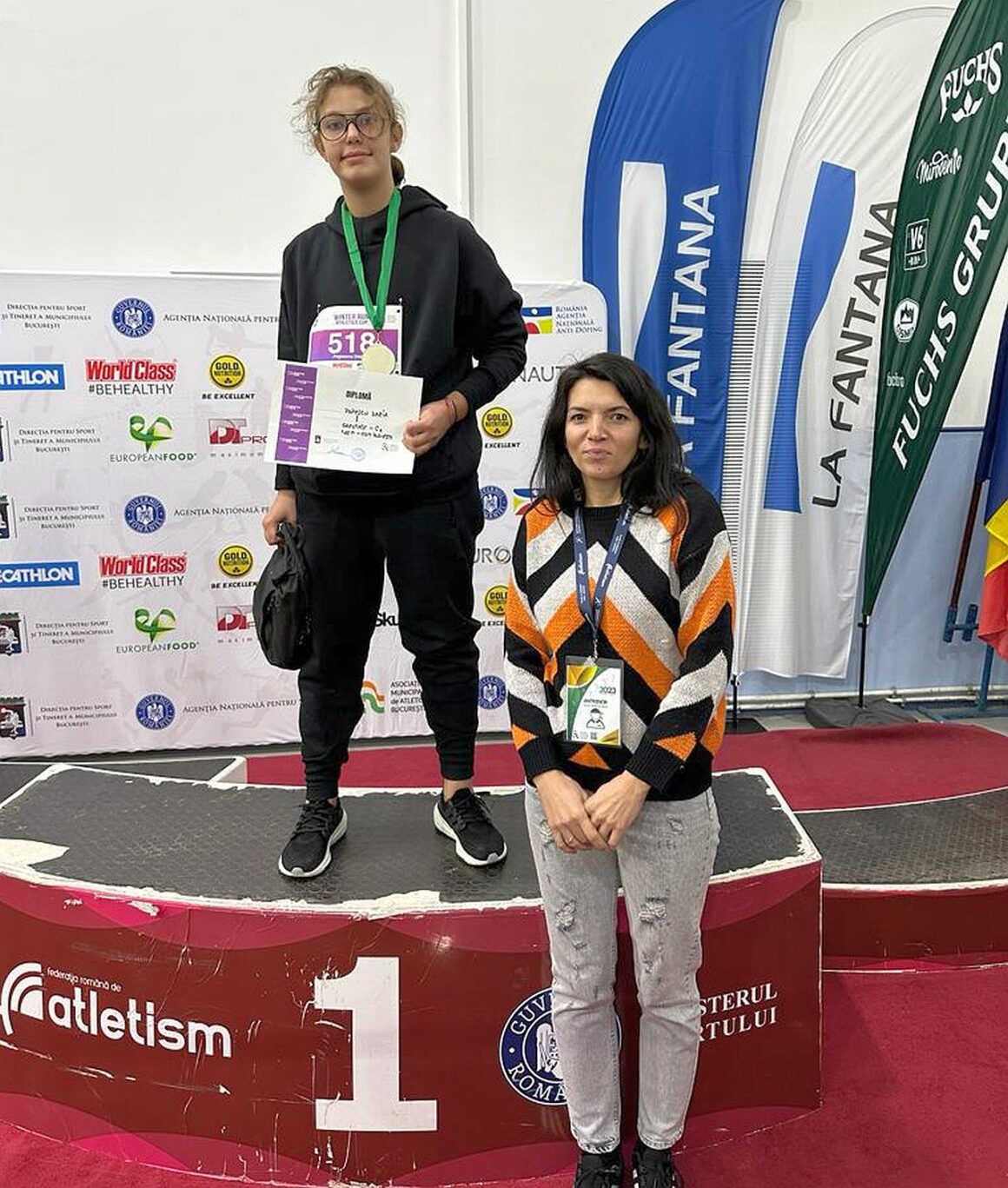 Daria Popescu, locul 1 la „aruncarea greutăţii” în cadrul „Winter Run Athletics Cup”!