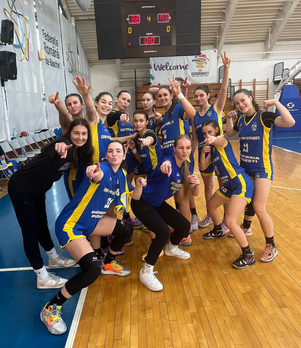 Echipa de baschet fete U19 a CSM Ploieşti, lideră după turul Fazei I a campionatului!